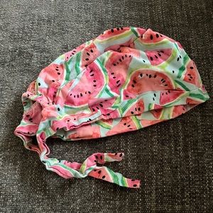 EUC Watermelon scrub cap
